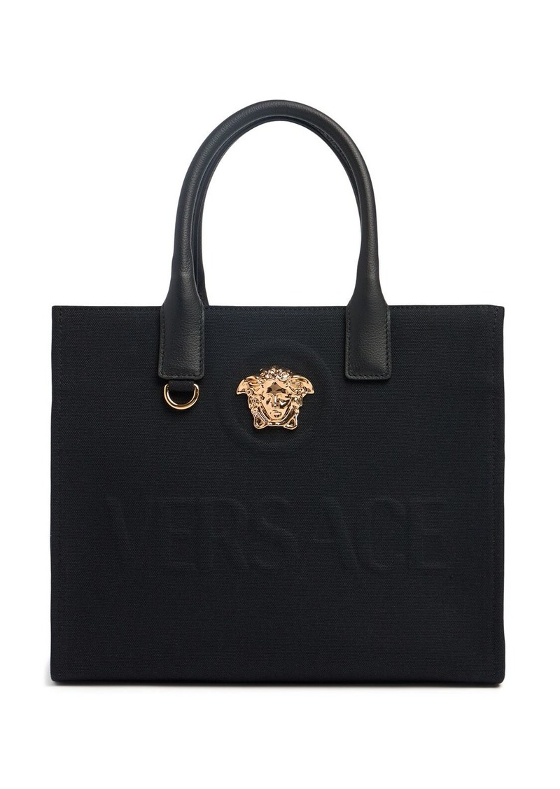 Versace Small Medusa Canvas Tote Bag