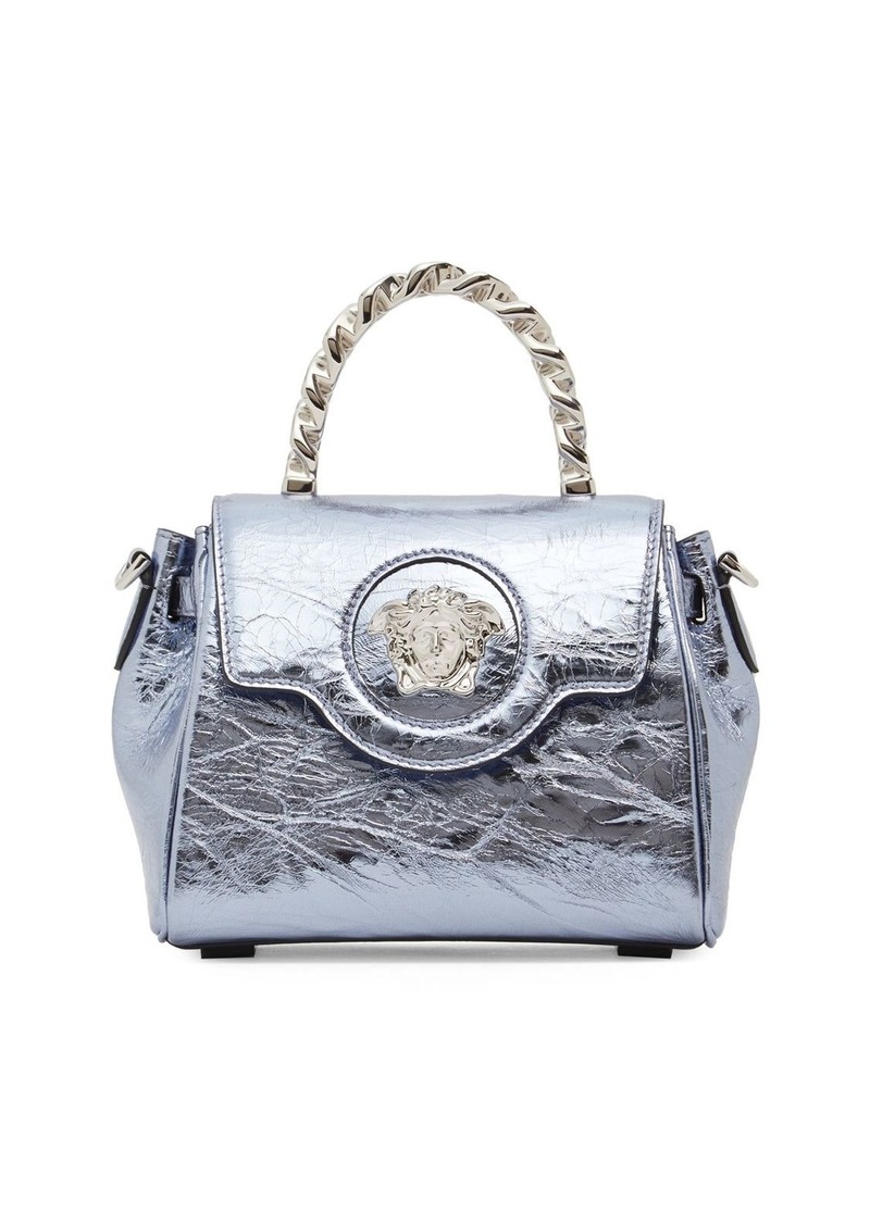 Versace Small Medusa Leather Top Handle Bag