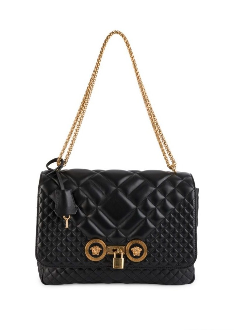 versace small icon shoulder bag