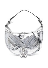 Versace small Repeat metallic-effect shoulder bag