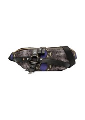 Versace snakeskin-print belt bag