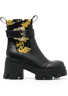 Versace Sophie 85mm decorative-buckle boots