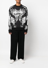 Versace Space Couture long-sleeve sweatshirt
