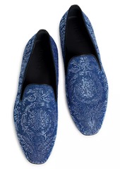 Versace Stone-Embellished Slippers