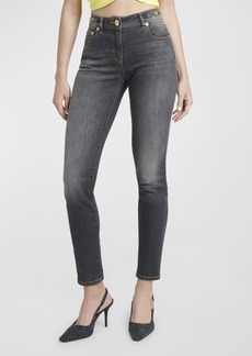 Versace Stone-Washed Skinny Jeans