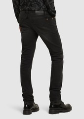 Versace Stonewashed Cotton Denim Jeans