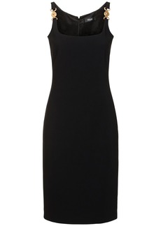 Versace Stretch Cady Midi Dress