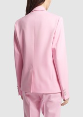 Versace Stretch Wool Single Breast Jacket