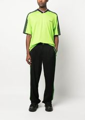 Versace striped-detailing trousers