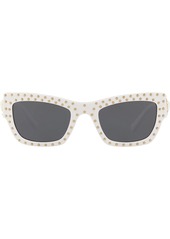 Versace studded cat-eye sunglasses