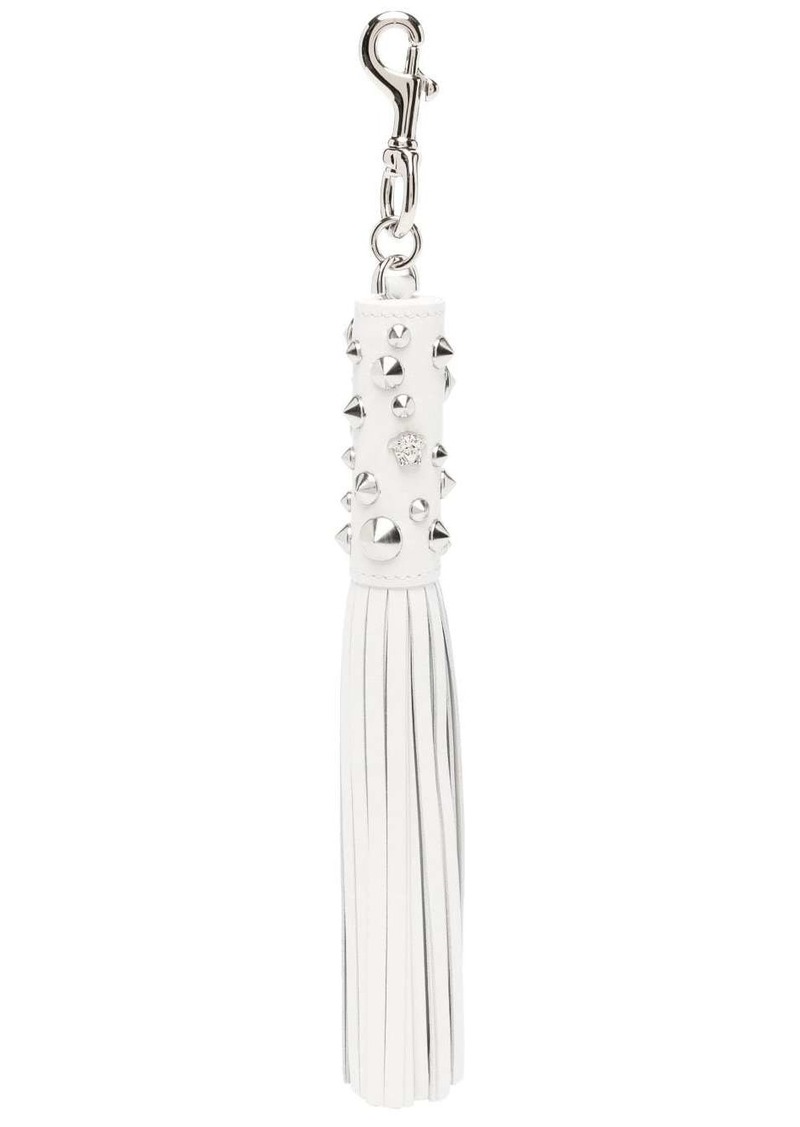 Versace studded tassel keychain