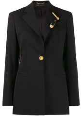 Versace tailored long-length blazer