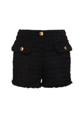 Versace Textured Tweed Shorts