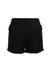 Versace Textured Tweed Shorts