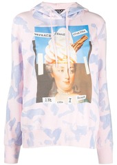 Versace tie-dye cotton hoodie