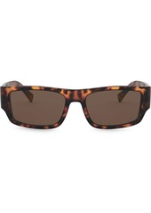 Versace tortoiseshell-effect rectangle sunglasses