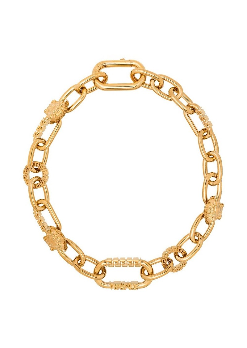 Versace Medusa chain-link chunky necklace
