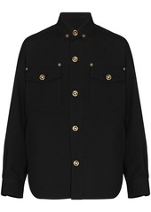 Versace Gabardine wool shirt jacket