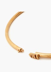 Versace - Gold-tone choker - Metallic - S