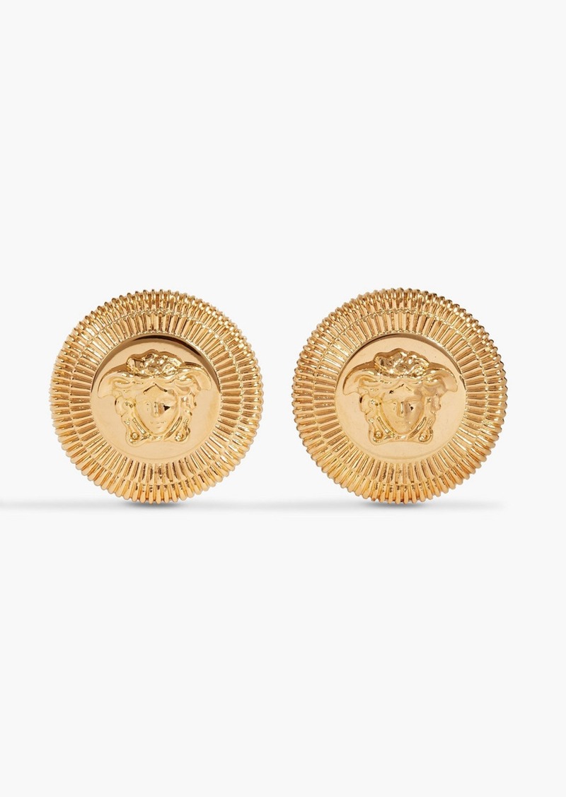 Versace - La Medusa gold-tone earrings - Metallic - OneSize