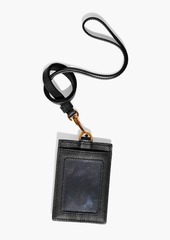 Versace - La Medusa pebbled-leather cardholder - Black - OneSize