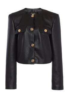Versace - Leather Jacket - Black - IT 38 - Moda Operandi
