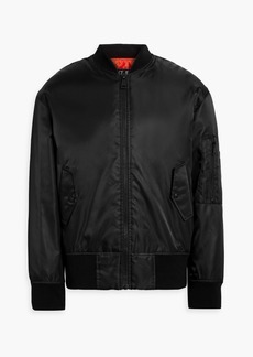 Versace - Printed shell bomber jacket - Black - IT 44