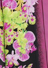 Versace - Printed silk-twill shirt - Pink - IT 38