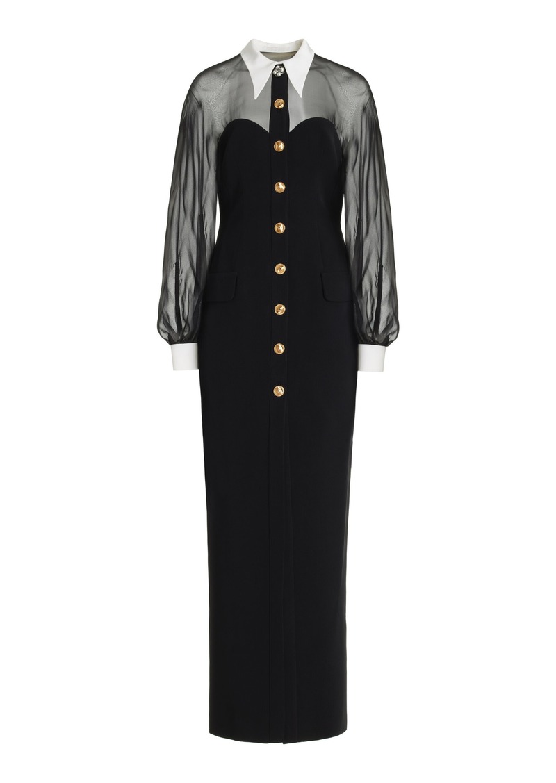 Versace - Silk Maxi Dress - Black - IT 38 - Moda Operandi