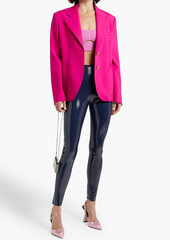 Versace - Wool-blend crepe blazer - Pink - IT 44
