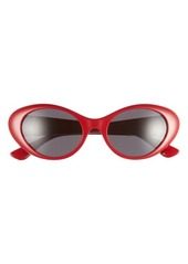 Versace 53mm Oval Sunglasses