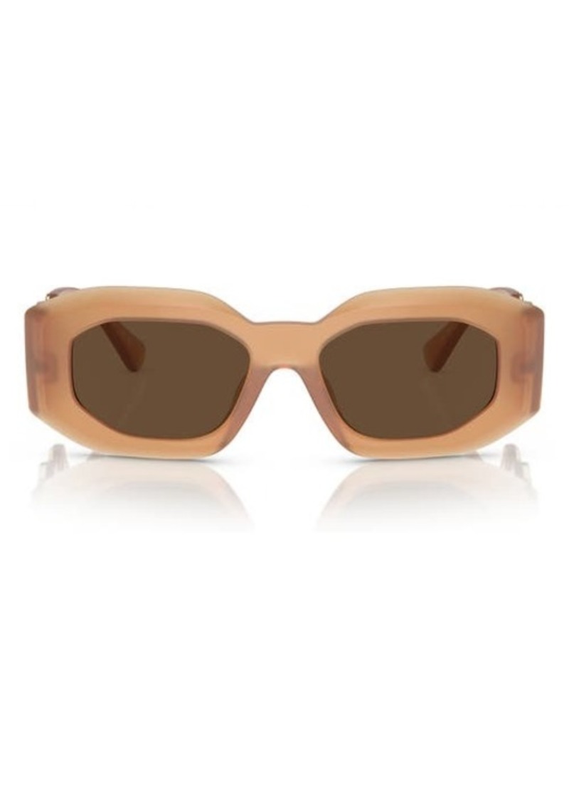 Versace 53mm Rectangular Sunglasses