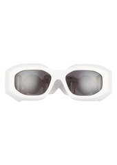Versace 53mm Rectangular Sunglasses