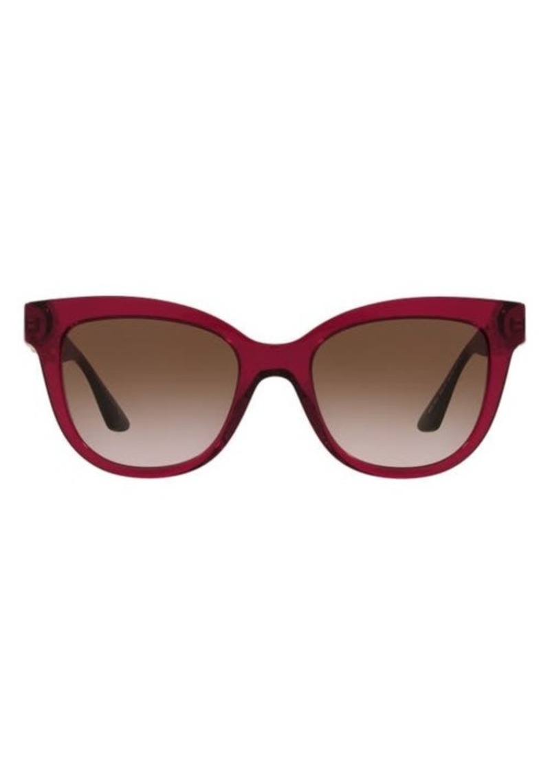 Versace 54mm Gradient Cat Eye Sunglasses