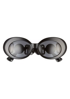 Versace 54mm Irregular Oval Sunglasses