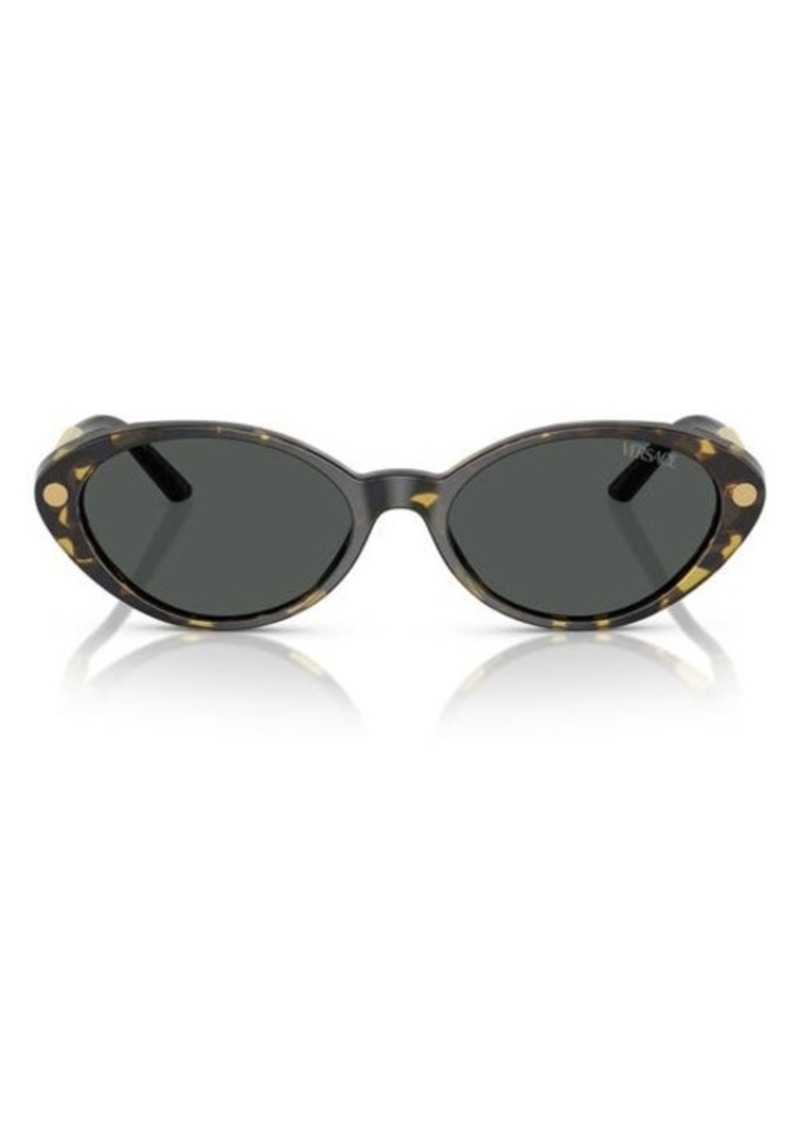 Versace 54mm Oval Sunglasses