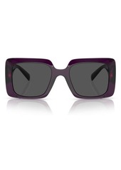 Versace 54mm Rectangle Sunglasses