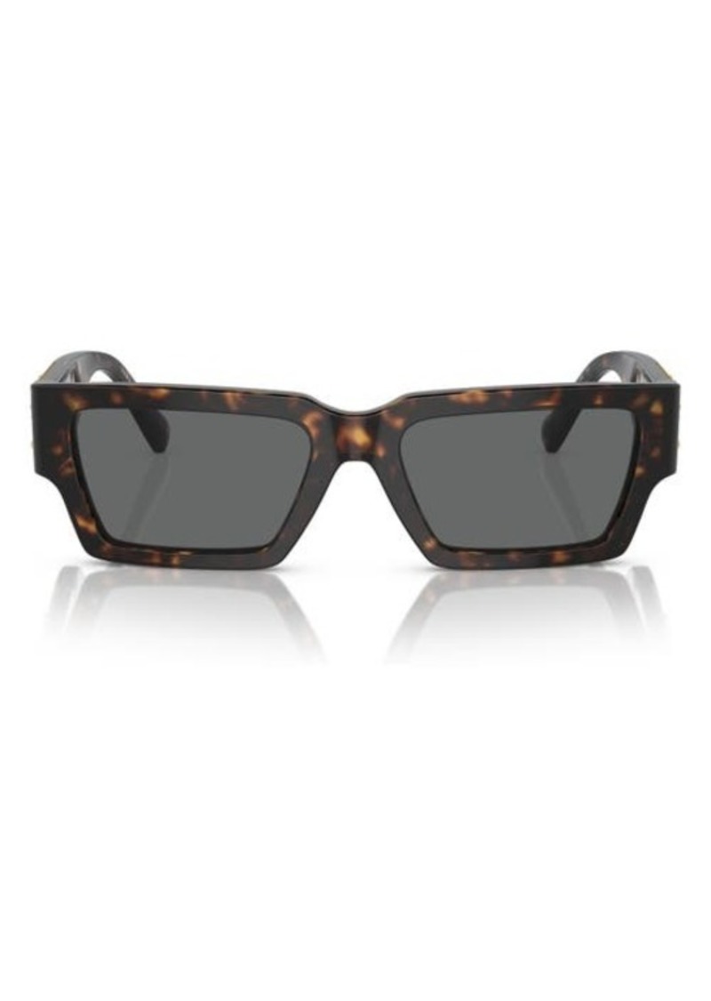 Versace 54mm Rectangular Sunglasses