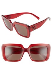 Versace 54mm Square Sunglasses