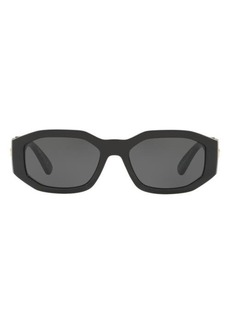 Versace 55mm Irregular Sunglasses