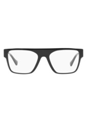 Versace 55mm Rectangular Optical Glasses