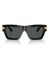 Versace 55mm Rectangular Sunglasses
