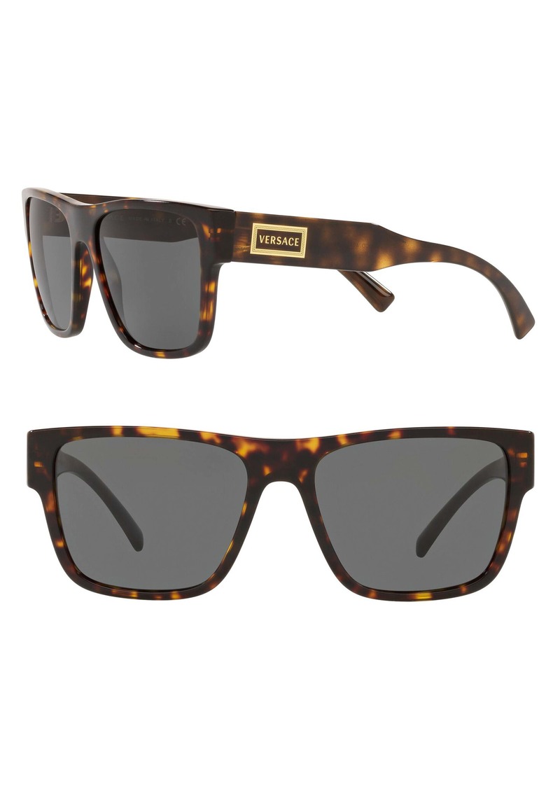 versace 56mm flat top sunglasses