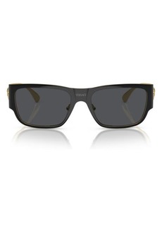 Versace 56mm Square Sunglasses