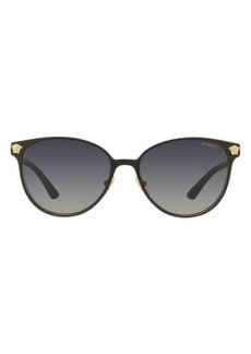 Versace 57mm Gradient Cat Eye Sunglasses