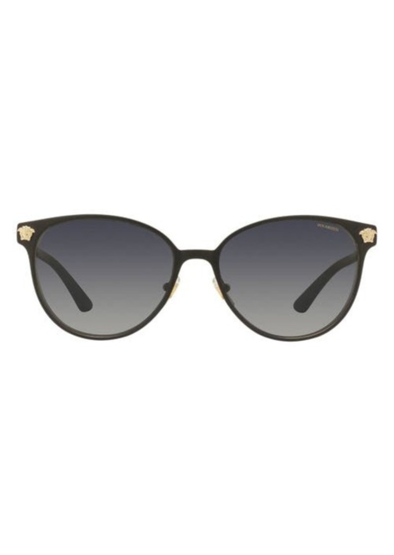 Versace 57mm Gradient Cat Eye Sunglasses