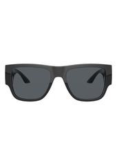 Versace 57mm Rectangular Sunglasses