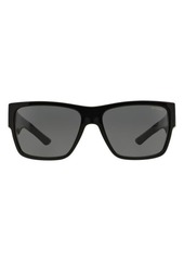 Versace 59mm Polarized Square Sunglasses