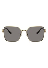 Versace 59mm Rectangular Sunglasses in Gold at Nordstrom