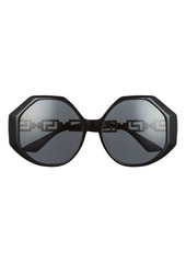 Versace 59mm Round Sunglasses